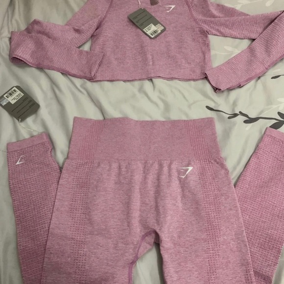 GymShark Vital Seamless Legging & Top Set - Picture 3 of 5